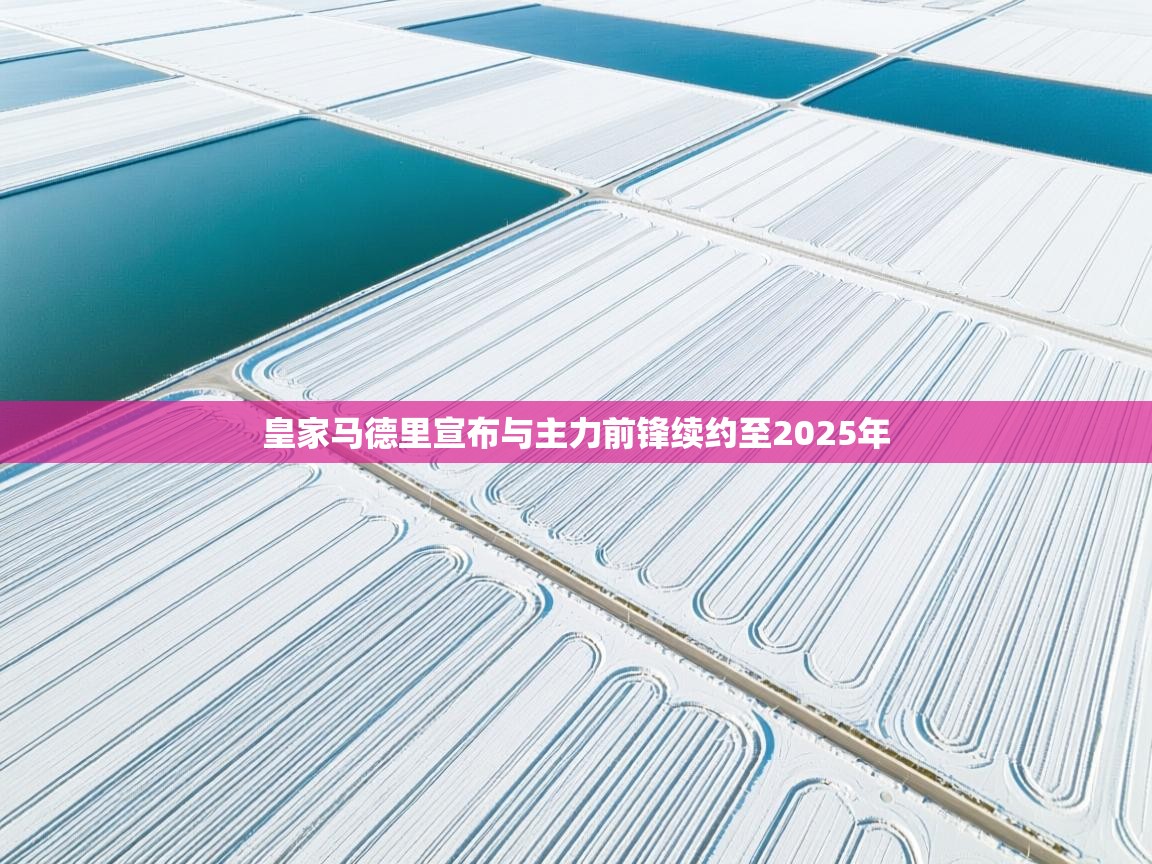 鲸蓝体育app下载-皇家马德里宣布与主力前锋续约至2025年 第2张